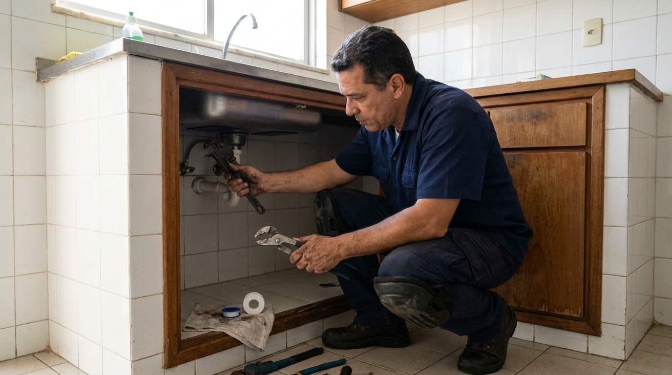 Encanador atendendo em Santo André-SP